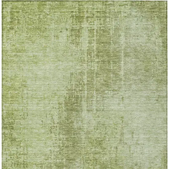 Sage And Green Abstract Washable Indoor Outdoor Area Rug Photo 7