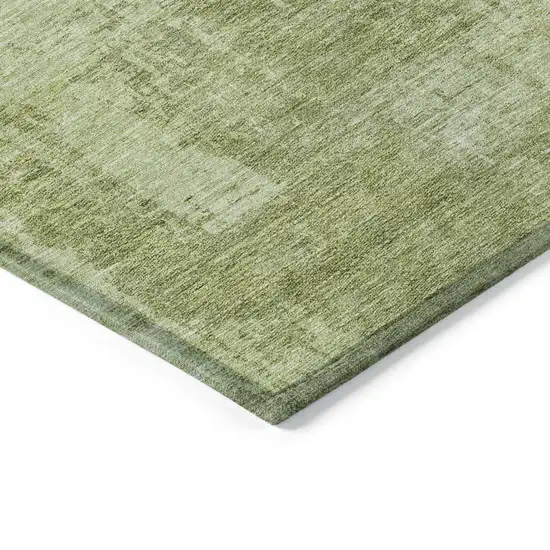 Sage And Green Abstract Washable Indoor Outdoor Area Rug Photo 5
