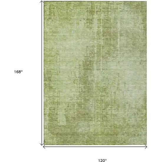 Sage And Green Abstract Washable Indoor Outdoor Area Rug Photo 3