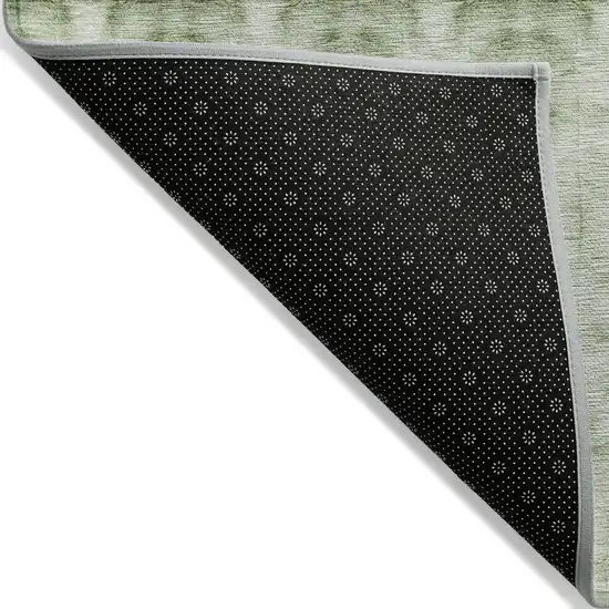 Sage And Green Geometric Washable Indoor Outdoor Area Rug Photo 4