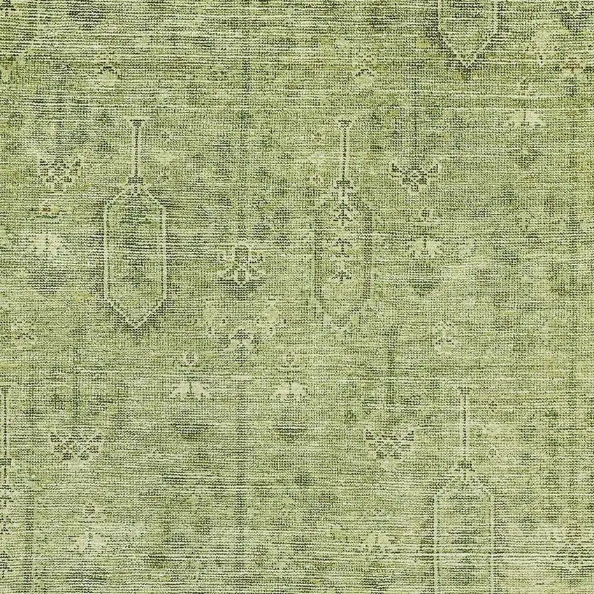 Sage And Green Southwestern Washable Area Rug With UV Protection Photo 3