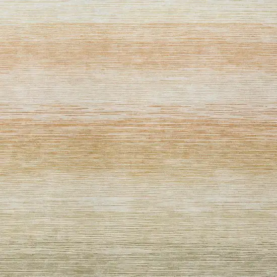 Sage And Green Striped Washable Indoor Outdoor Area Rug Photo 2