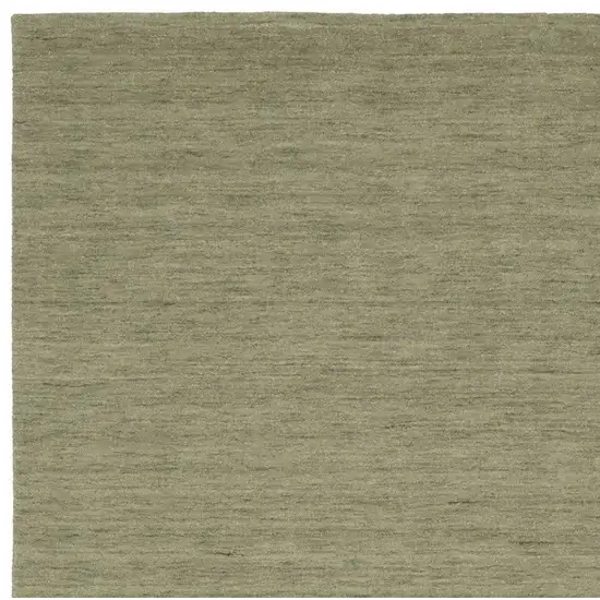 Sage And Green Wool Hand Tufted Area Rug Photo 5