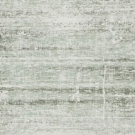 Sage And Ivory Abstract Washable Area Rug With UV Protection Photo 3