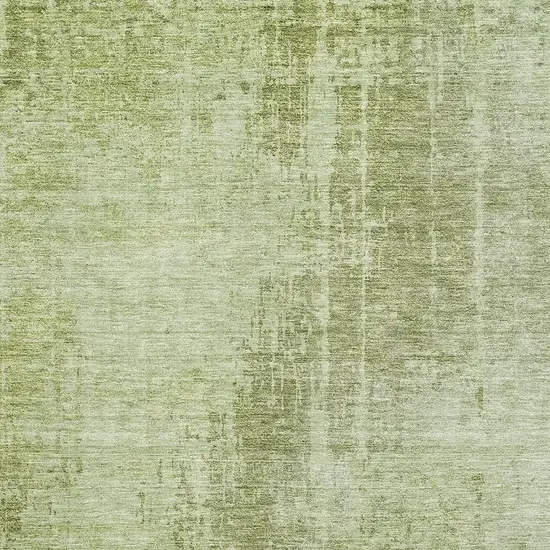 Sage And Ivory Abstract Washable Area Rug With UV Protection Photo 4