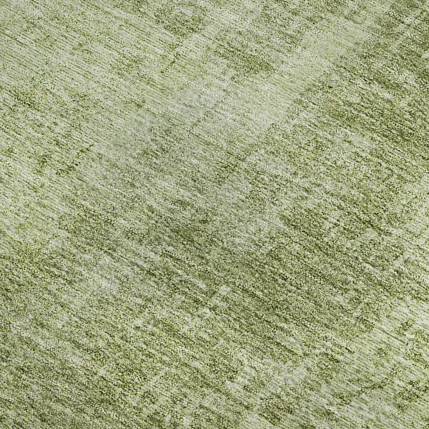 Sage And Ivory Abstract Washable Area Rug With UV Protection Photo 3