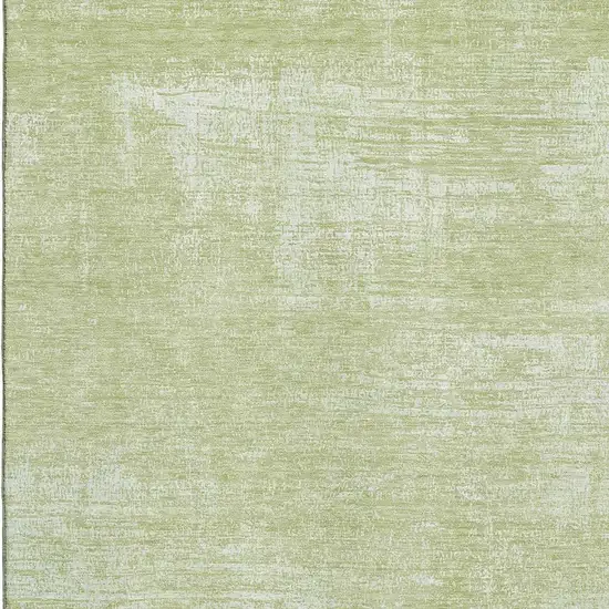 Sage And Ivory Abstract Washable Area Rug With UV Protection Photo 3