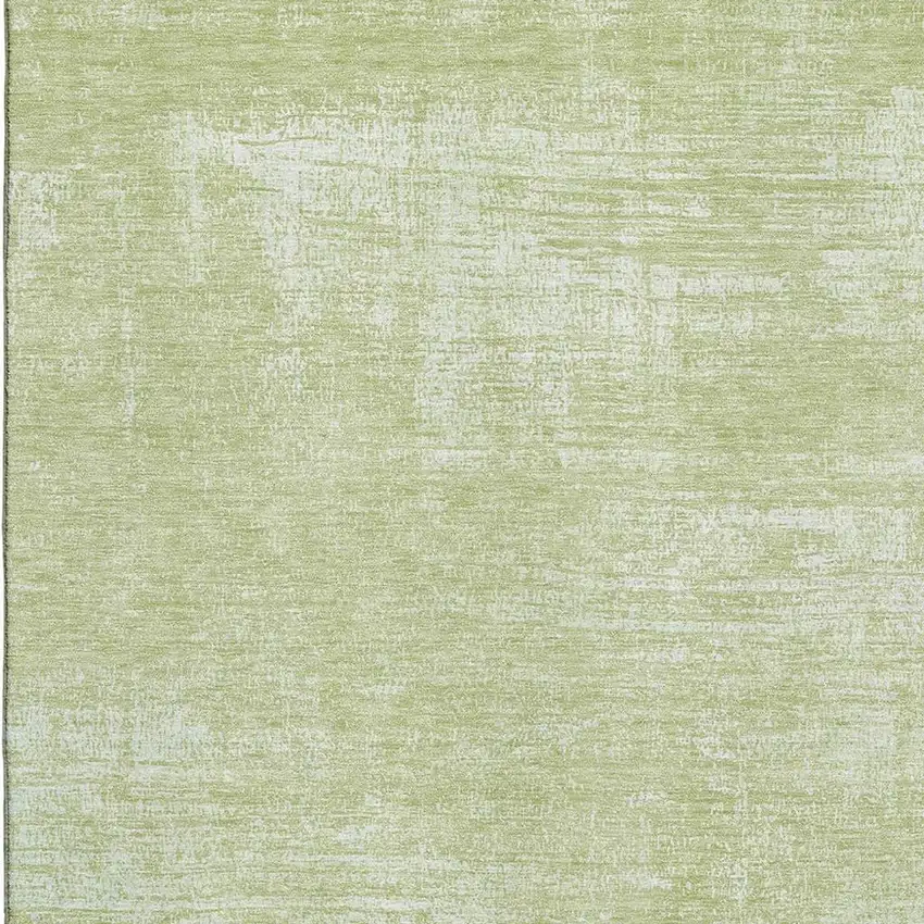 Sage And Ivory Abstract Washable Area Rug With UV Protection Photo 3