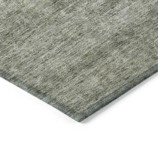 Sage And Ivory Abstract Washable Indoor Outdoor Area Rug Photo 5