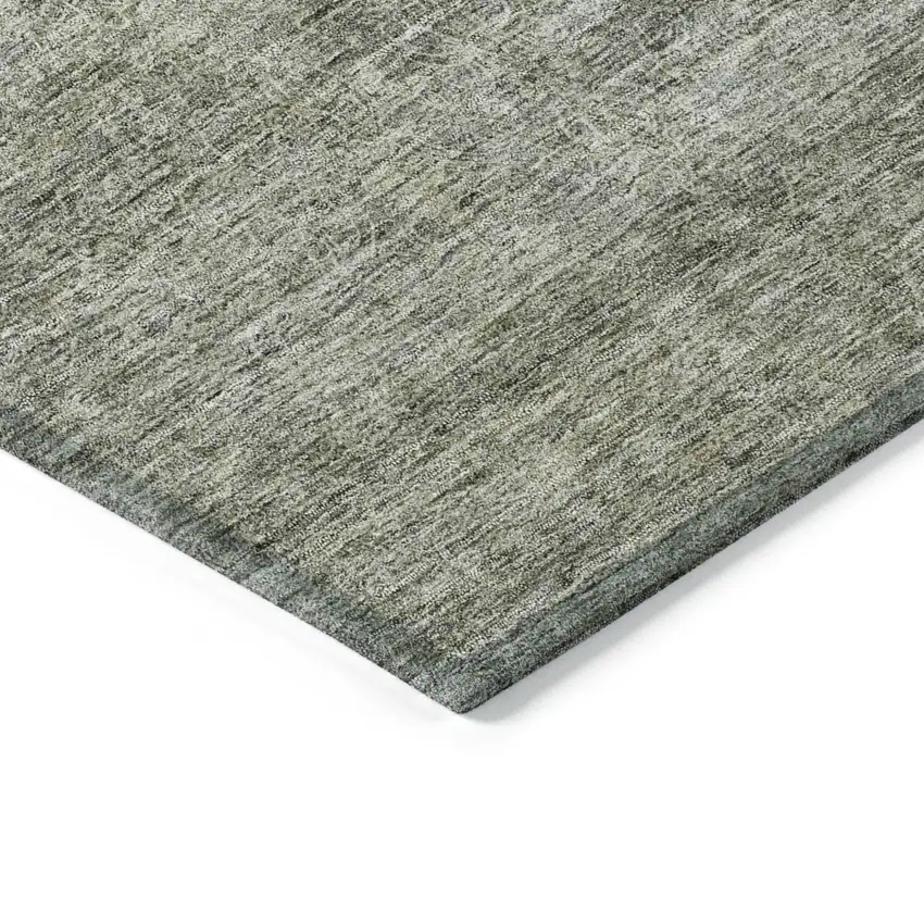 Sage And Ivory Abstract Washable Indoor Outdoor Area Rug Photo 5