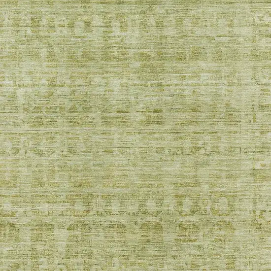 Sage And Mint Green Oriental Washable Area Rug With UV Protection Photo 2