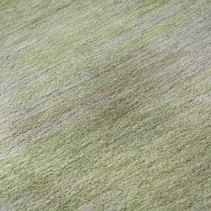 Photo of Sage And Taupe Abstract Washable Area Rug With UV Protection