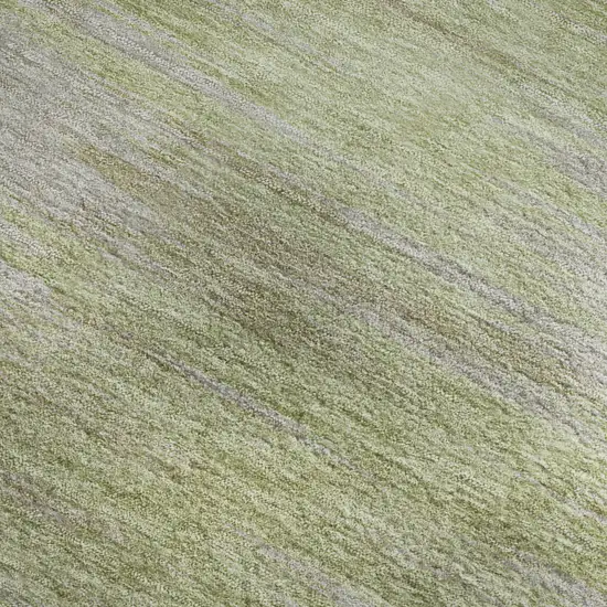 Sage And Taupe Abstract Washable Area Rug With UV Protection Photo 4