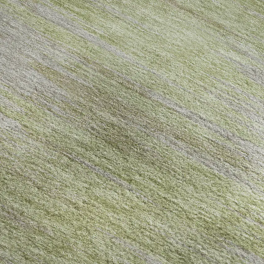 Sage And Taupe Abstract Washable Area Rug With UV Protection Photo 4