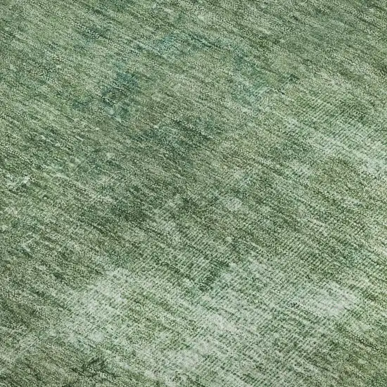 Sage And Teal Abstract Washable Area Rug With UV Protection Photo 3