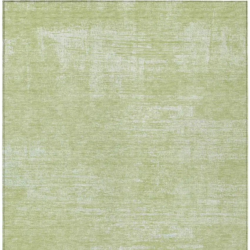 Sage Artichoke Green And Mint Green Abstract Washable Indoor Outdoor Area Rug Photo 6
