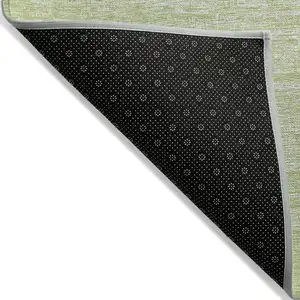 Photo of Sage Artichoke Green And Mint Green Abstract Washable Indoor Outdoor Area Rug