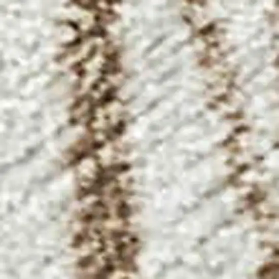 Sage Brown And Ivory Abstract Washable Indoor Outdoor Area Rug Photo 2