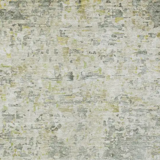 Sage Charcoal And Ivory Abstract Washable Indoor Outdoor Area Rug Photo 5