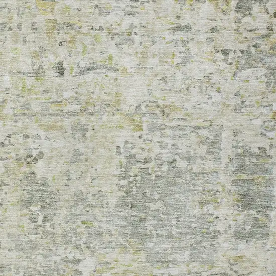 Sage Charcoal And Ivory Abstract Washable Indoor Outdoor Area Rug Photo 5
