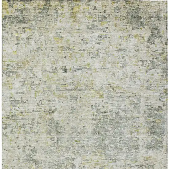 Sage Charcoal And Ivory Abstract Washable Indoor Outdoor Area Rug Photo 6