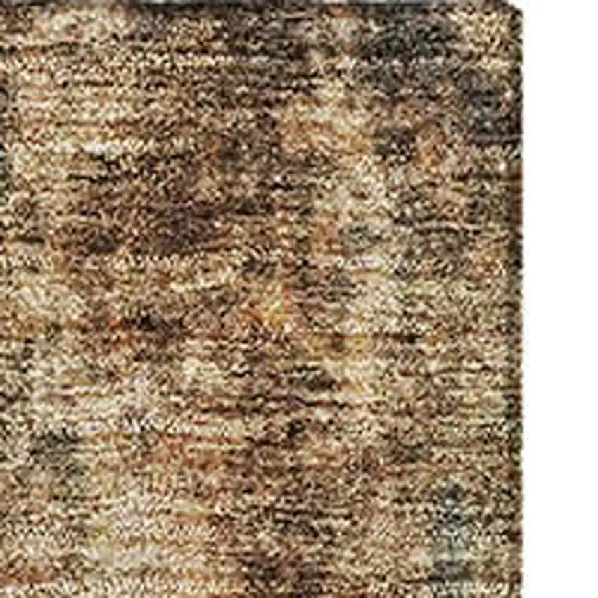 Sage Copper And Gold Abstract Washable Area Rug With UV Protection Photo 5