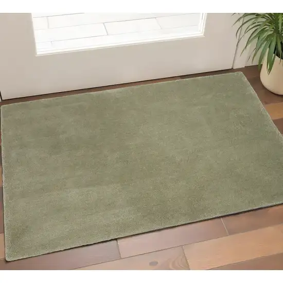 Sage Hand Woven Area Rug Photo 1