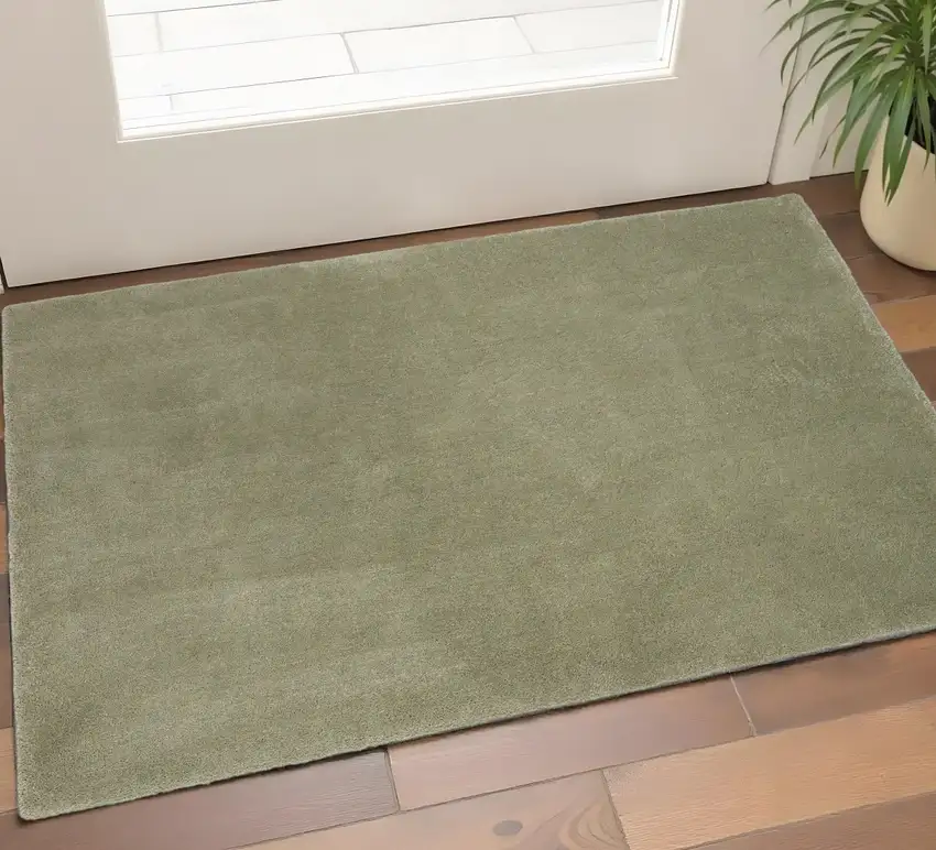 Sage Hand Woven Area Rug Photo 1