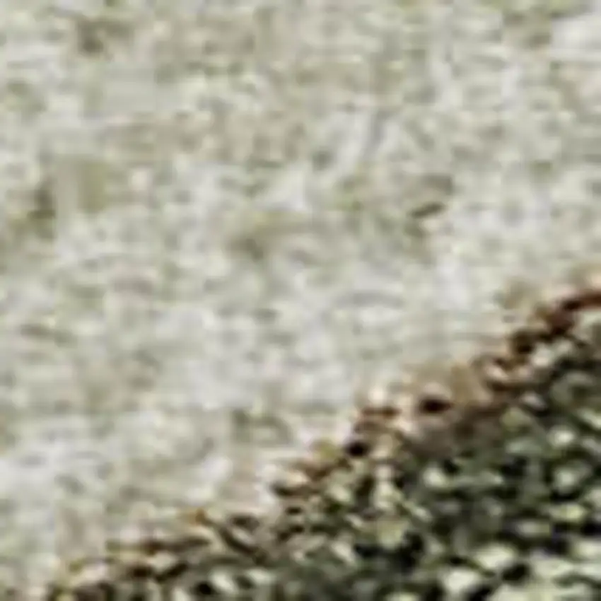 Sage Ivory And Beige Striped Washable Area Rug With UV Protection Photo 2