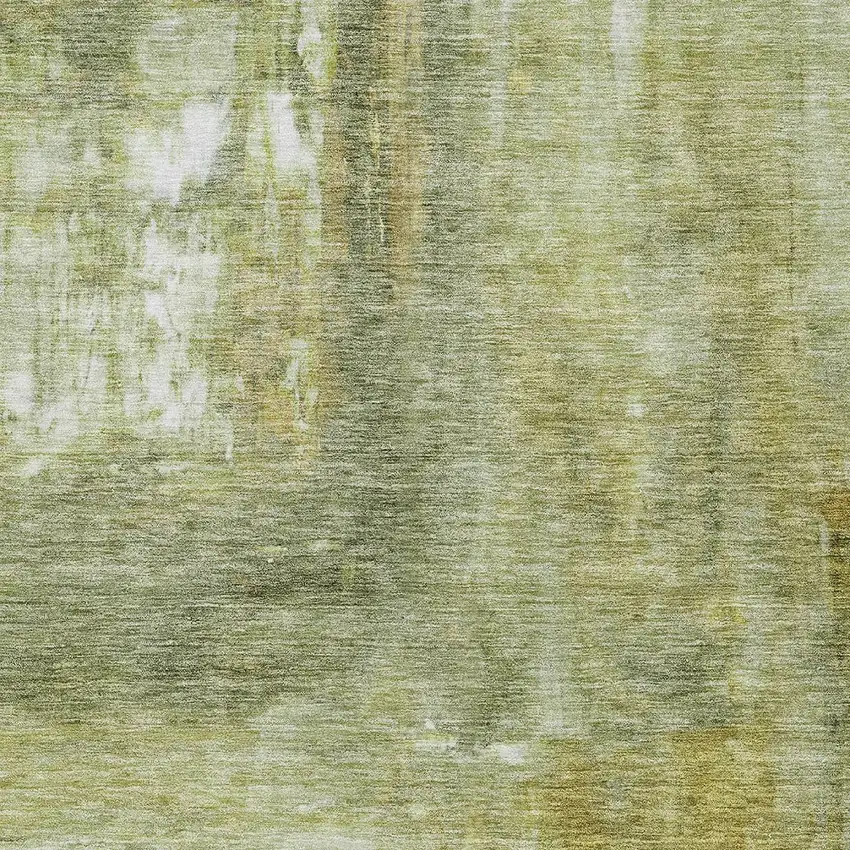 Sage Ivory And Brown Abstract Washable Indoor Outdoor Area Rug Photo 5