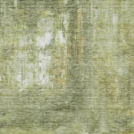 Sage Ivory And Brown Abstract Washable Indoor Outdoor Area Rug Photo 5
