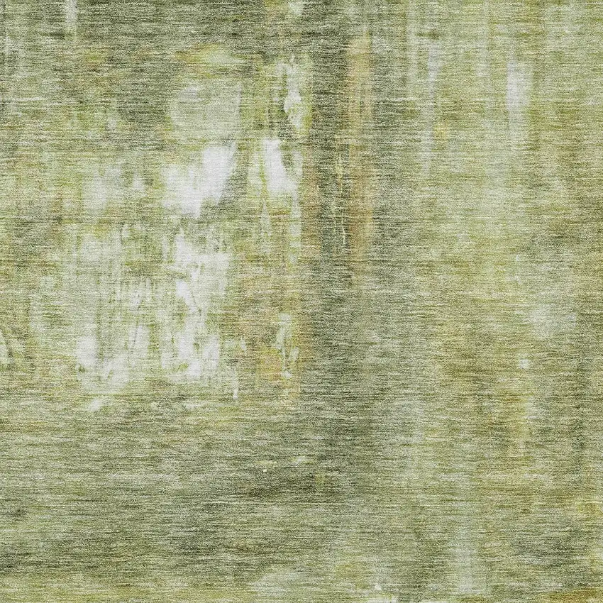 Sage Ivory And Brown Abstract Washable Indoor Outdoor Area Rug Photo 5
