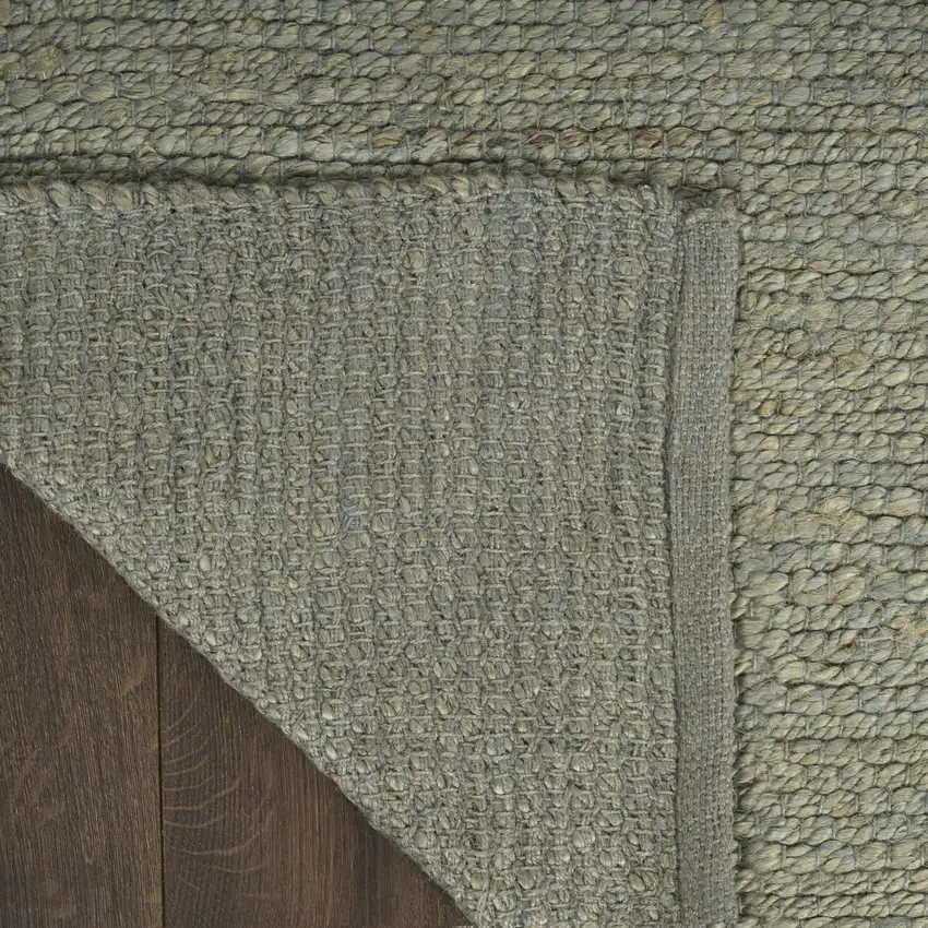 Sage Jute Flatweave Handmade Area Rug Photo 9