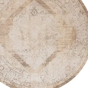 Photo of Sage Oriental Power Loom Distressed Washable Area Rug