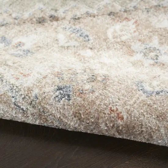 Sage Oriental Power Loom Distressed Washable Area Rug Photo 5