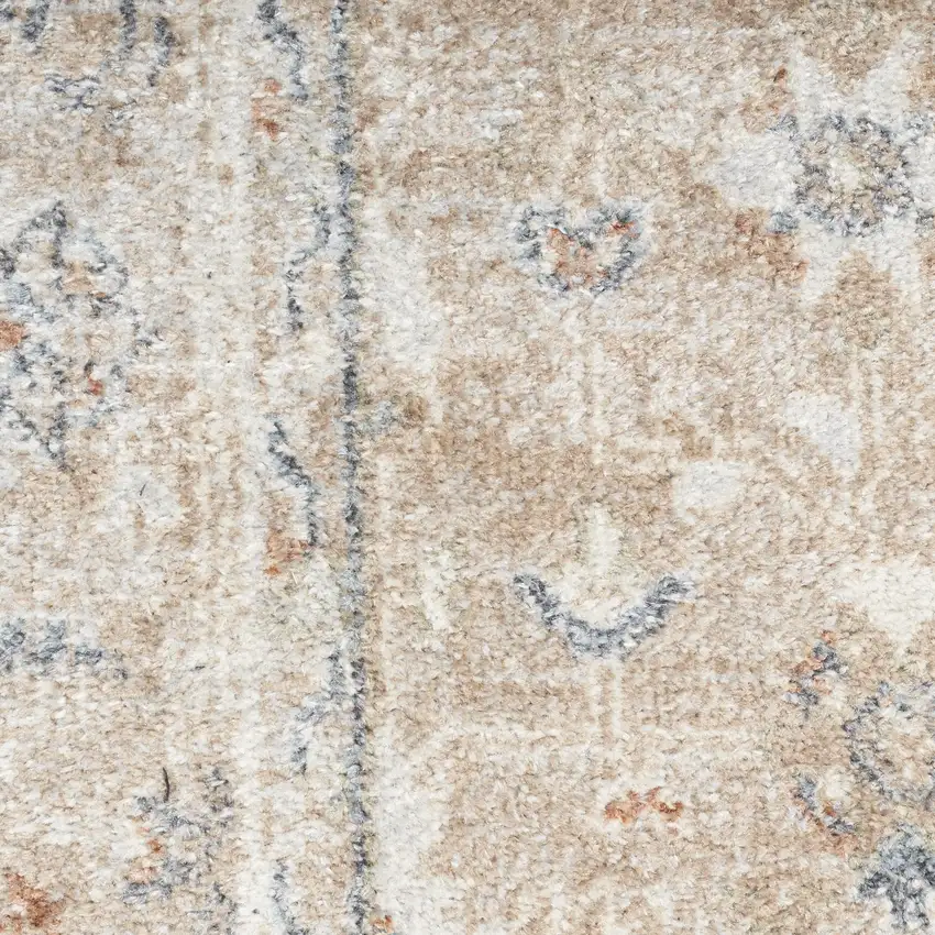 Sage Oriental Power Loom Distressed Washable Area Rug Photo 9