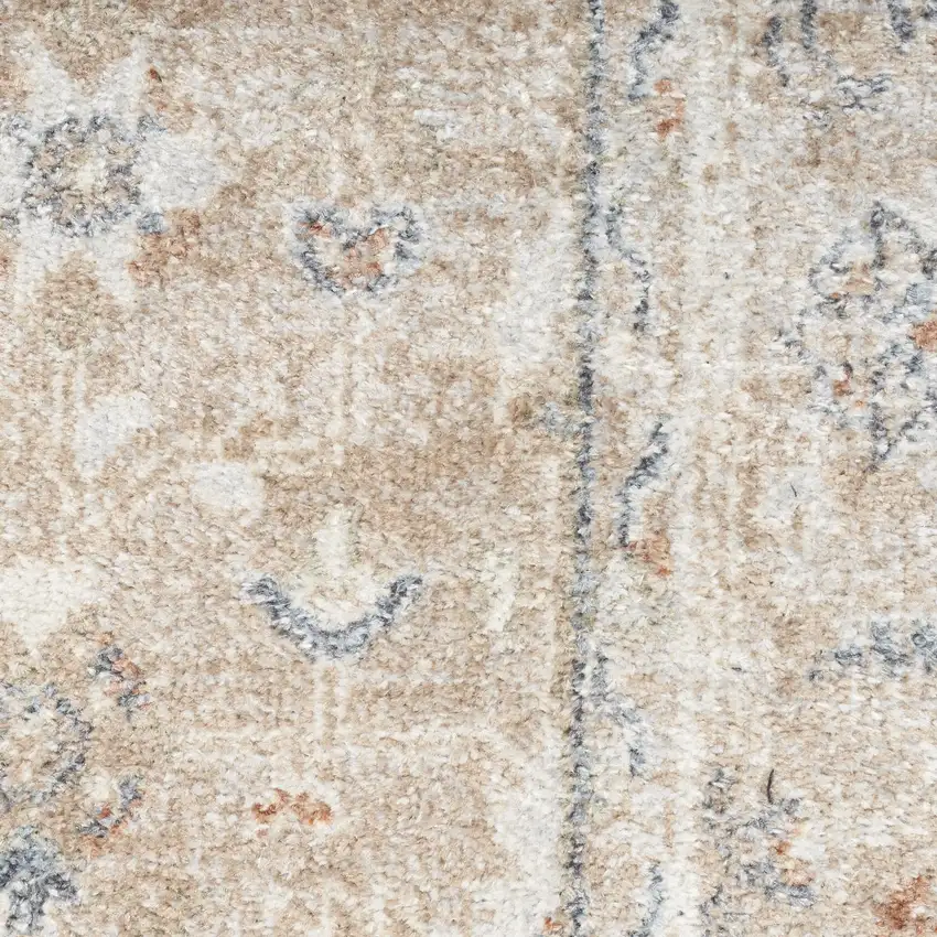 Sage Oriental Power Loom Distressed Washable Area Rug Photo 3