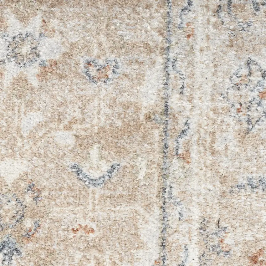 Sage Oriental Power Loom Distressed Washable Area Rug Photo 3