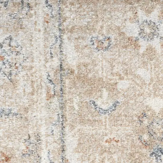 Sage Oriental Power Loom Distressed Washable Area Rug Photo 3