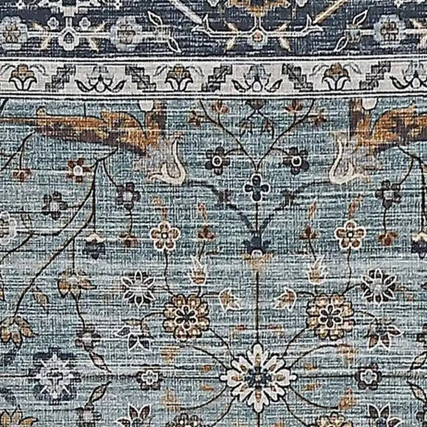 Sage Oriental Stain Resistant Area Rug Photo 3