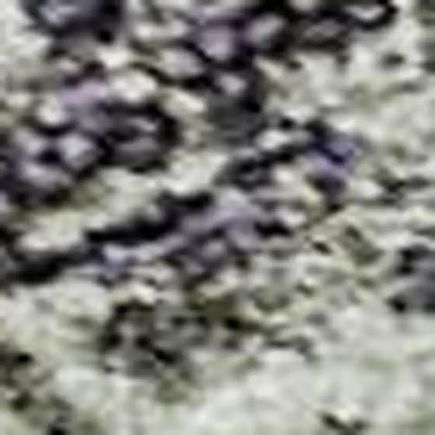 Sage Silver And Purple Tribal Washable Area Rug With UV Protection Photo 2