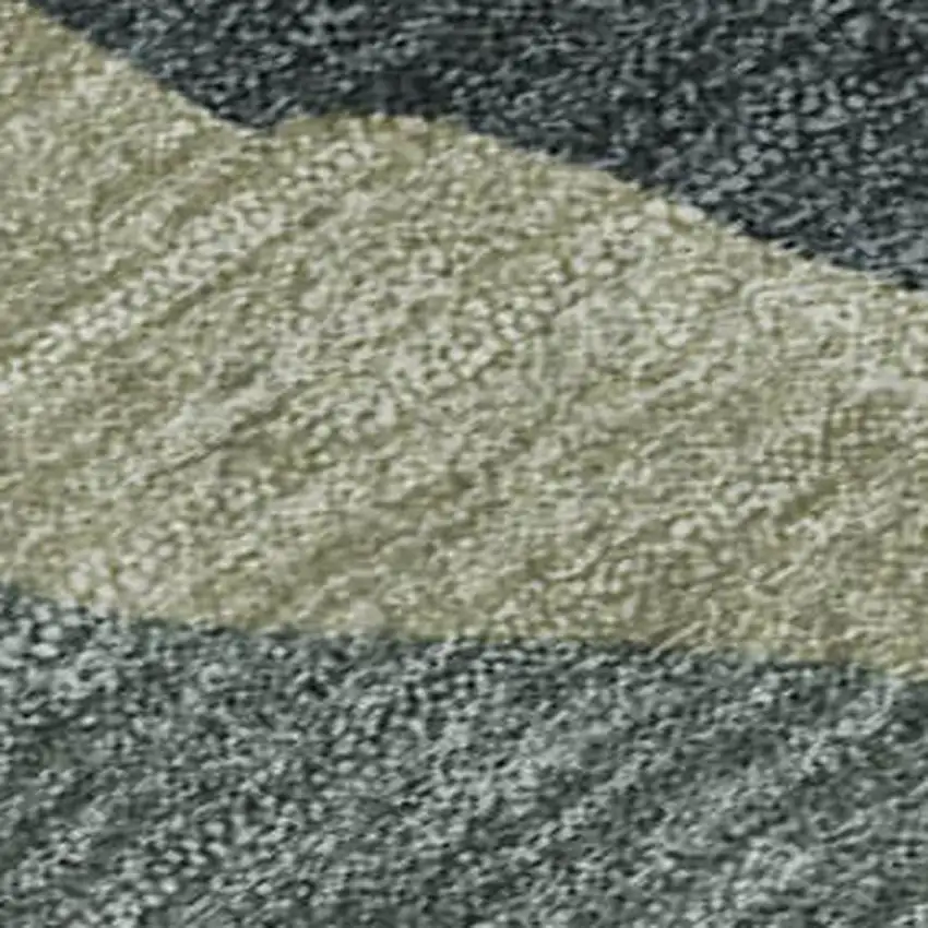 Sage Taupe And Beige Abstract Washable Area Rug With UV Protection Photo 7
