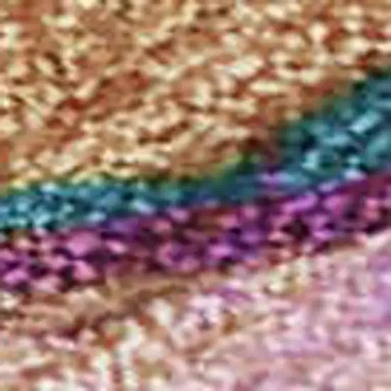 Sage Teal Blue And Blush Abstract Washable Indoor Outdoor Area Rug Photo 3