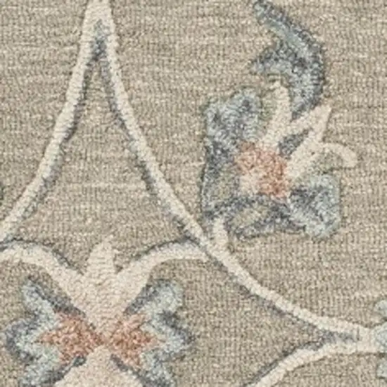 Gray Wool Hand Tufted Area Rug Photo 6