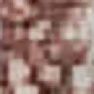 Photo of Salmon And Beige Geometric Washable Area Rug With UV Protection