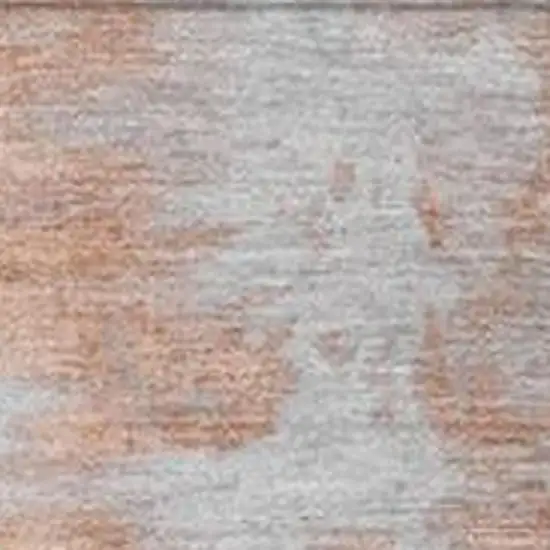 Salmon And Blush Abstract Washable Indoor Outdoor Area Rug Photo 3