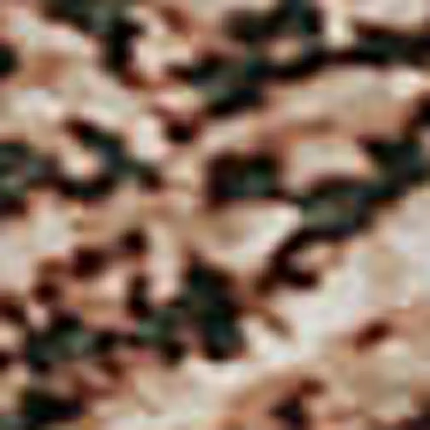 Salmon And Gray Patchwork Washable Area Rug With UV Protection Photo 2