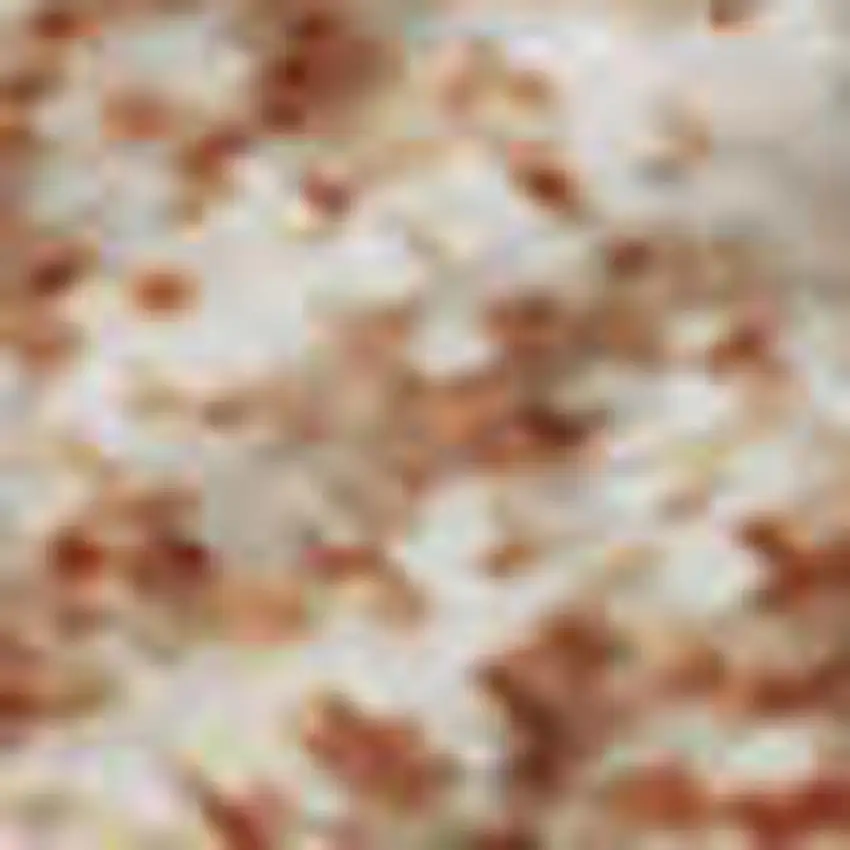 Salmon And Ivory Abstract Geometric Washable Area Rug With UV Protection Photo 3