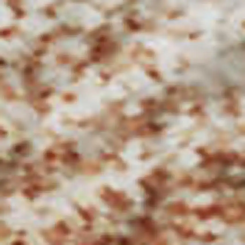 Salmon And Ivory Abstract Geometric Washable Area Rug With UV Protection Photo 4