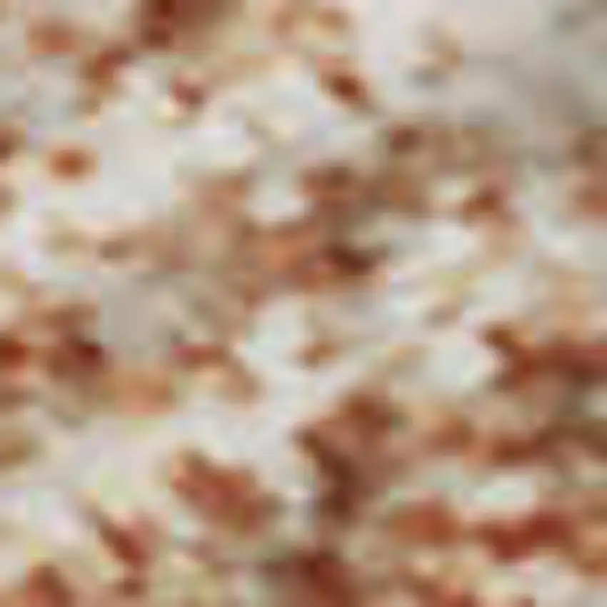 Salmon And Ivory Abstract Geometric Washable Area Rug With UV Protection Photo 3